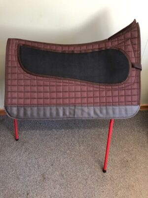 Western Treeless Saddle Pad - Brown